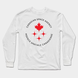 Canadian Space Agency Logo Long Sleeve T-Shirt